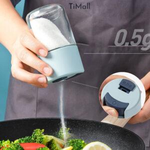 Hủ Đựnq Gia Vị, Hộp Đựng Gia Vị Thủy Tinh Cao Cấp, Nắp Bấm Tiện Lợi