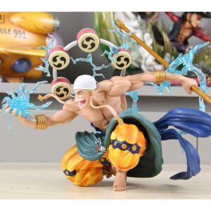 Mô Hình One Piece Chúa Trời Enel Tư Thế Ngồi Có 3 Đầu Thay Thế