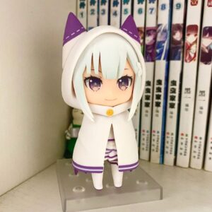 Mô Hình Nendoroid Nhân Vật Emilia Siêu Dễ Thương - Mô Hình Anime Nữ Re:Zero