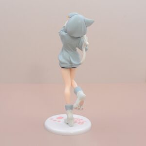 Mô Hình Re:Zero Nhân Vật Rem Ram Mặc Hoodie Anime Nữ Cute 20cm