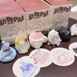 Blindbox Meomeo Pal v2 Cat Crystal Làm Quà Tặng, Trang Trí Bàn Làm Việc