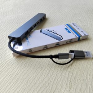 Hub Type C, Hub USB Chia Cổng 8 IN 1, Cổng Chuyển Đổi Type C cho Macbook Tích Hợp Cổng USB Cho PC, Laptop