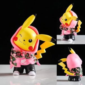 Mô Hình Pikachu Cute Mặc Đồ HipHop Siêu Đáng Yêu - Mô Hình Pokemon Trang Trí, Làm Quà Tặng