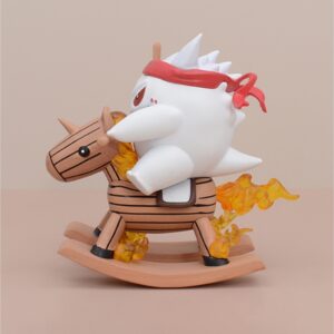 Mô Hình Pokemon Gengar, Psyduck Chibi Cưỡi Ngựa