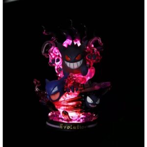 [CÓ LED] Mô Hình Pokemon Gengar Tiến Hóa Các Cấp Cao 25cm Fullbox | Mô Hình Bóng Ma Gengar