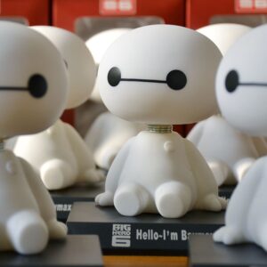 Mô Hình Baymax Chibi Lắc Đầu Siêu Dễ Thương Fullbox - Mô Hình Disney Big Hero 6 Làm Quà Tặng, Quà Lưu Niệm
