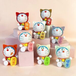 Mô Hình Doraemon Thần Tài May Mắn, Dễ Thương Làm Quà Tặng, Đồ Trang Trí