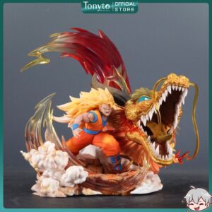 Mô Hình Dragon Ball Songoku SS3 Rồng Vàng Last Sheep