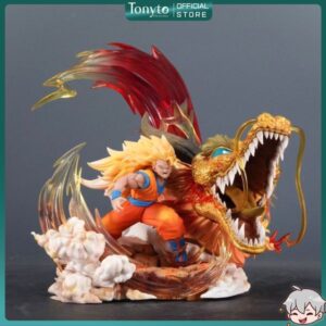 Mô Hình Dragon Ball Songoku SS3 Rồng Vàng Last Sheep