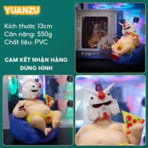 Mô Hình Gundam Fat Cute - Mô Hình RX-78-2, Yuanzu, Zaku