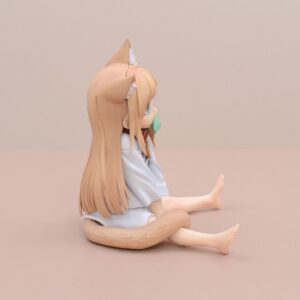 Mô Hình Uchi no Neko ga Onnanoko de Kawaii Ngồi Ngặm Cá - Mô Hình Anime Nữ Cute