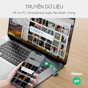 USB Bluetooth 5.4 Dongle Cho Máy Tính PC, Laptop Kết Nối Wifi, Loa, Máy In, Chuột, Bàn Phím