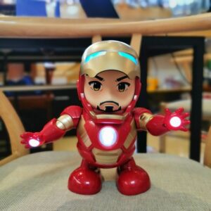 Mô Hình Iron Man Nhảy Múa Lắc Lư Theo Nhạc, Mở Được Mặt Nạ, Đồ Chơi Mô Hình Hoặc Làm Mô Hình Trang Trí