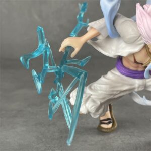 Mô Hình Luffy Gear 5 Siêu Ngầu Trạng Thái Chiến Đấu Cầm Tia Sét 16cm - Mô Hình One Piece Chipi FullBox