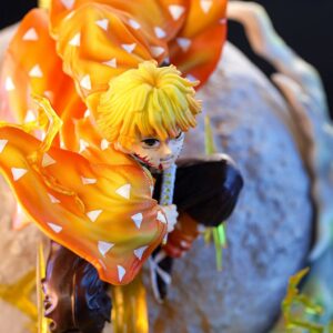 Mô Hình Demon Slayer Zenitsu 51cm Trạng Thái Chiến Đấu Có Led