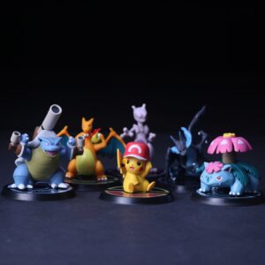 Mô Hình Pokemon Dùng Để Trang Trí, Làm Quà Tặng | Mô Hình Pikachu, Rùa Kameil, Ếch Kỳ Diệu Bulbasaur, Charmander