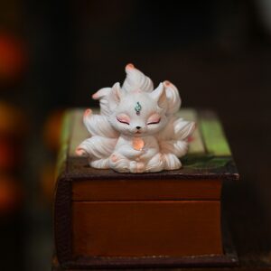 Tượng Cửu Vĩ Hồ Cầm Ngọc Mang Lại May Mắn, Sức Khỏe, Tình Duyên
