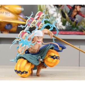 Mô Hình One Piece Chúa Trời Enel Tư Thế Ngồi Có 3 Đầu Thay Thế