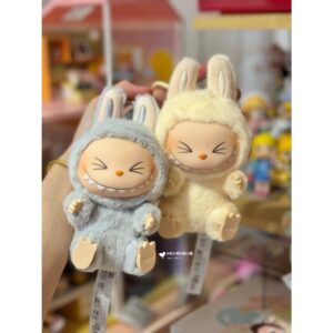 BlindBox Labubu Macaron Ver 2 Chính Hãng Pop Mart - Móc Khóa Gấu Bông Hot Trend