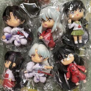 Mô Hình Khuyển Dạ Xoa, Seshomaru, Kagome Phiên Bản Người Và Bán Yêu - Mô Hình Inuyasha Làm Quà Tặng, Quà Lưu Niệm