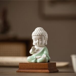 Tượng Phật Như Lai Size Nhỏ Gốm Sứ - Decor Phong Thủy An Yên
