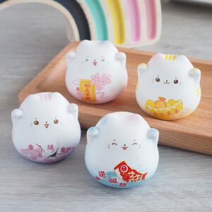Mèo Thần Tài Mini May Mắn, Dễ Thương, Dùng Để Trang Trí Tiểu Cảnh