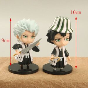 Set 6 Mô Hình Bleach - Nhân Vật Ichigo Kurosaki, Toshiro Hitsugaya, Zaraki Kenpachi, Urahara Kisuke