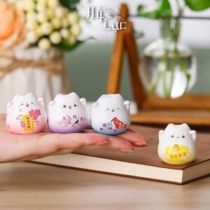 Tượng Mèo Trang Trí Decor Bàn Làm Việc, Làm Quà Tặng Mang Lại May Mắn, Niềm Vui - Tonyto