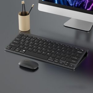 Bộ Bàn Phím Và Chuột Không Dây Bluetooth 2.4G W201-S, Thiế Kế Silent, 78 Phím Dành Cho Laptop, PC, SmartTV, TVBox