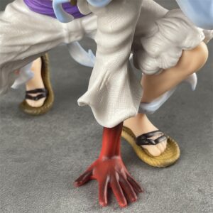 Mô Hình Luffy Gear 5 Siêu Ngầu Trạng Thái Chiến Đấu Cầm Tia Sét 16cm - Mô Hình One Piece Chipi FullBox