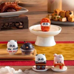 Mô Hình Blind box Mr.Pa Mini Bean China Grand Hotel ToyCity - Mô Hình Gấu Trúc Panda Cute