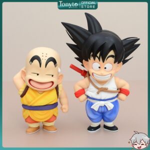 Mô Hình Dragon Songoku và Krillin Cute Đứng Cười