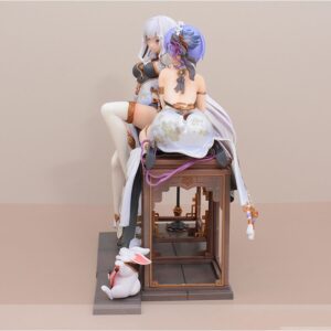 Mô Hình Anime Nữ Rem & Emilia Trang Phục Sườn Xám Gợi Cảm - Mô Hình Re:Zero