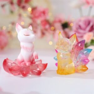 Mô Hình Blind Box Cửu Vĩ Hồ Cáo 9 Đuôi Làm Quà Tặng, Trang Trí