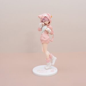 Mô Hình Re:Zero Nhân Vật Rem Ram Mặc Hoodie Anime Nữ Cute 20cm