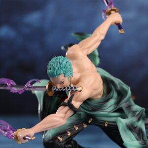 Mô Hình Zoro 300 Thế Giới Cầm Tam Kiếm, Có 2 Đầu Thay Đổi Được 28cm - Mô Hình One Piece FullBox