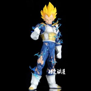 Mô Hình Dragon Ball Vegeta 45cm Có 4 Đầu Thay Thế, Có Led ở Đầu