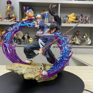 Mô Hình Thượng Huyền Nhất Kokushibou GK Chiến Đấu Có Led 30cm - Mô Hình Demon Slayer