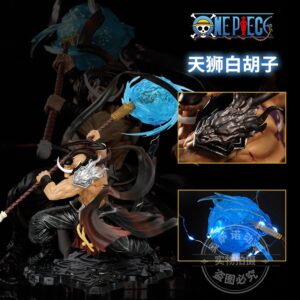 [ĐÈN LED] Mô Hình Tứ Hoàng Râu Trắng Trạng Thái Chiến Đấu Cao 29cm Fullbox | Mô Hình One Piece Siêu Ngầu