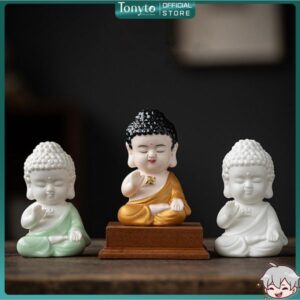 Tượng Phật Như Lai Size Nhỏ Gốm Sứ - Decor Phong Thủy An Yên