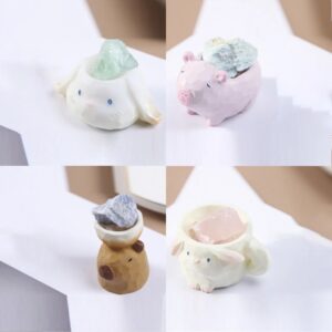 Blindbox Meomeo Pal v2 Cat Crystal Làm Quà Tặng, Trang Trí Bàn Làm Việc