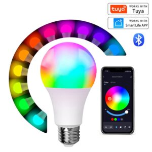 Bóng Đèn LED RGB Điều Khiển Bằng APP, Chế Độ Nháy Theo Nhạc, Hẹn Giờ Tự Tắt