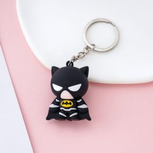 Móc Khóa Nhân Vật Siêu Anh Hùng Cute Captain America, Thor, Hulk, Ironman, Black Panther, Spiderman, Batman, Thanos