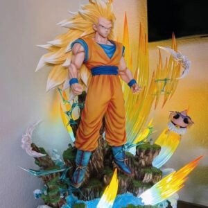 [CÓ LED] Mô Hình Songoku Super Saijan 3 Siêu Chất Dragon Ball
