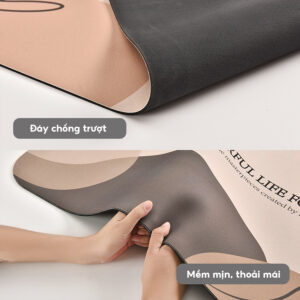 Thảm Lau Chân 3D Cao Cấp, Mềm Mịn, Chống Trượt, Thấm Hút Nước