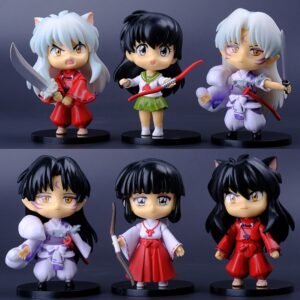 Mô Hình Khuyển Dạ Xoa, Seshomaru, Kagome Phiên Bản Người Và Bán Yêu - Mô Hình Inuyasha Làm Quà Tặng, Quà Lưu Niệm