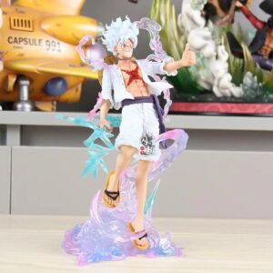 Mô Hình One Piece Luffy Gear 5 Dáng Đứng Nika Cầm Tia Sét