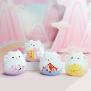Mèo Thần Tài Mini May Mắn, Dễ Thương, Dùng Để Trang Trí Tiểu Cảnh