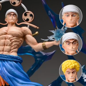 Mô Hình Thần Sấm Enel One Piece GK Trạng Thái Chiến Đấu Siêu Ngầu Có LED