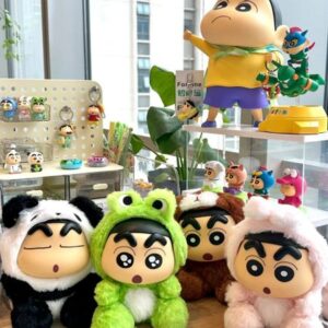 BlindBox Gấu Bông Crayon Shin-Chan Animals Vol.1 Chính Hãng 52TOYS - Móc Khóa Gấu Bông